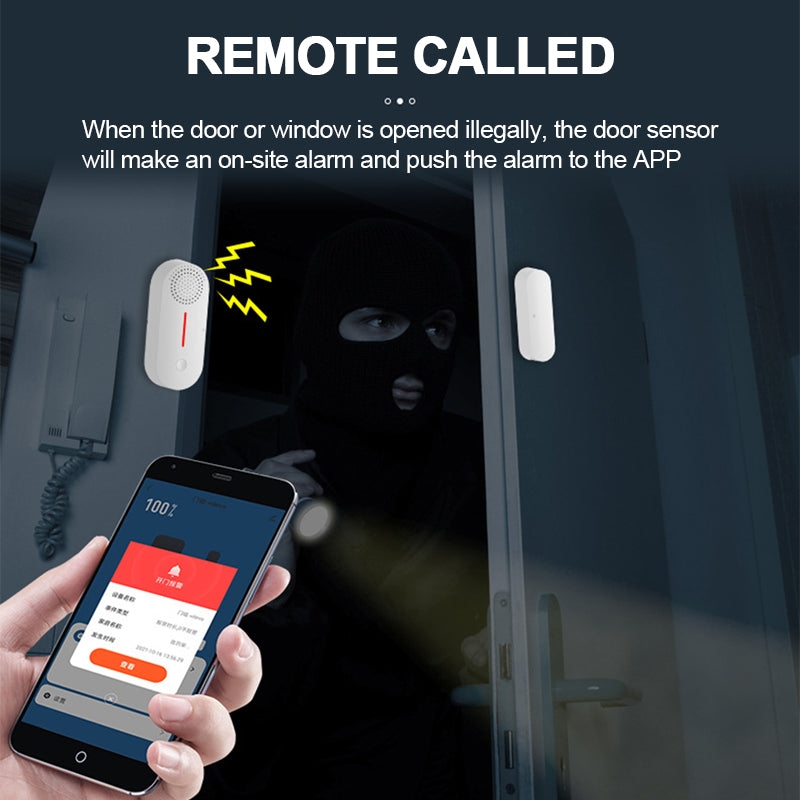 Tuya Smart WiFi Wireless Door/Window Alarm System