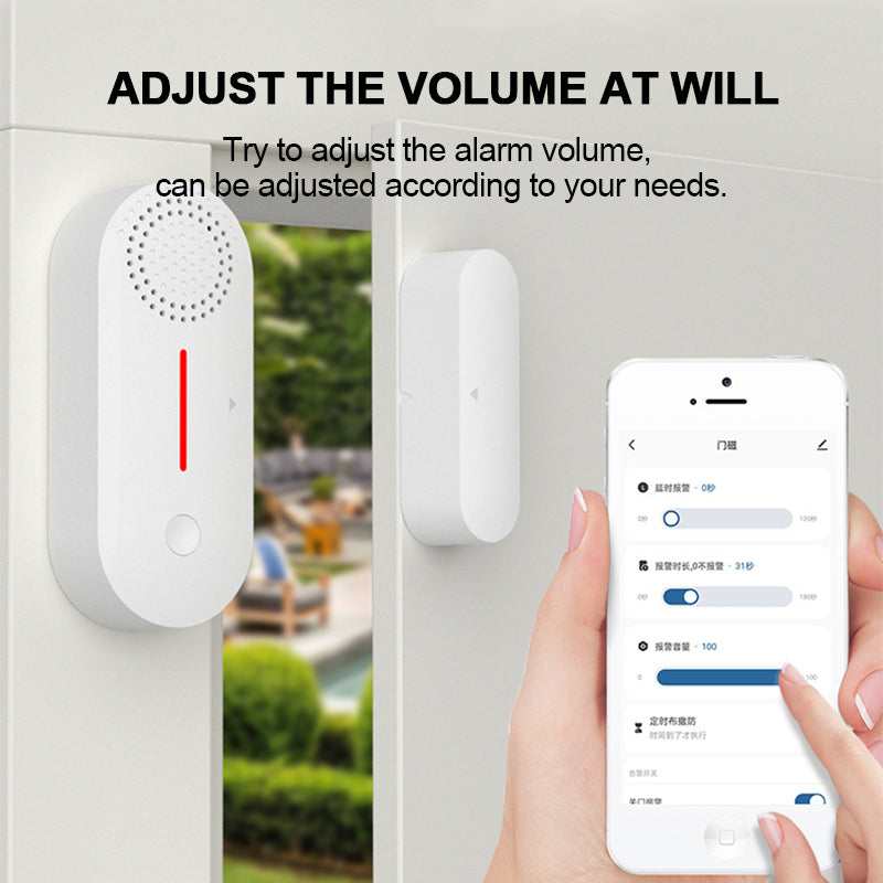 Tuya Smart WiFi Wireless Door/Window Alarm System