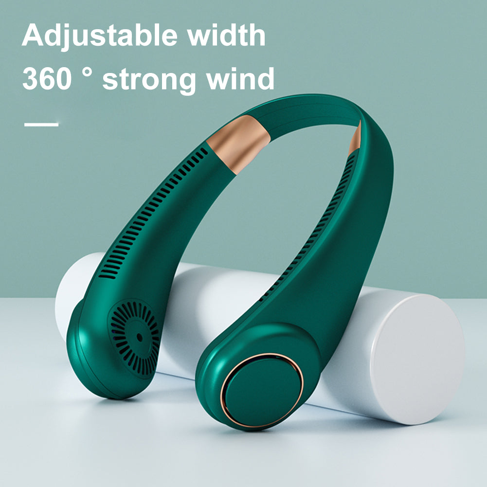 CoolBreeze™ Bladeloze Nekventilator – Handenvrije Verkoeling