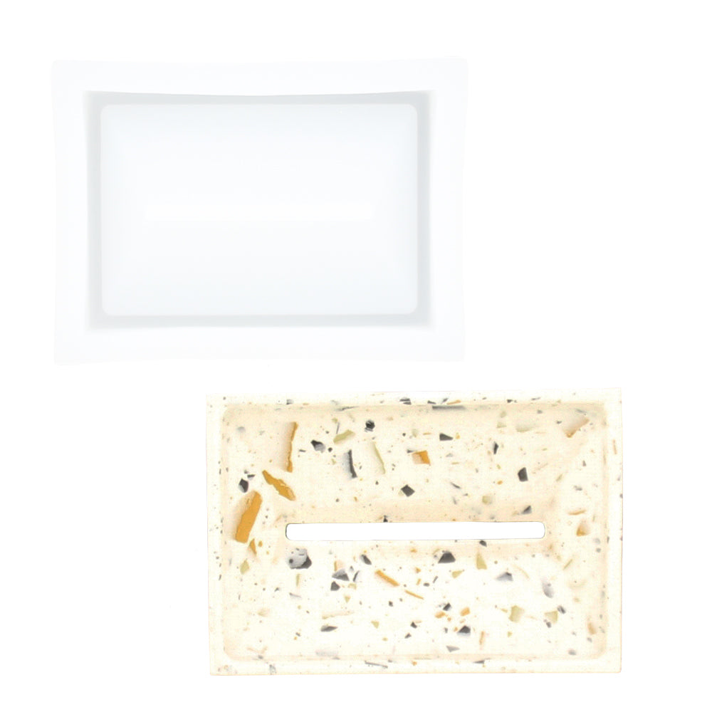 Silicone mould soap dish-0