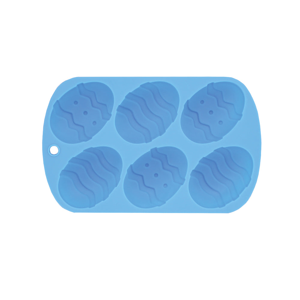 Silicone mould half eggs (6 pcs)-1