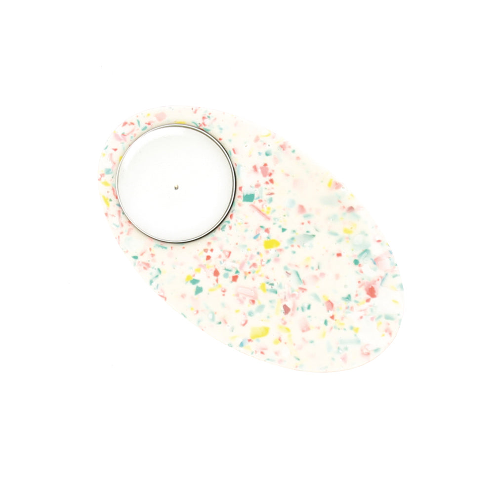 Silicone mould candle holder oval-2