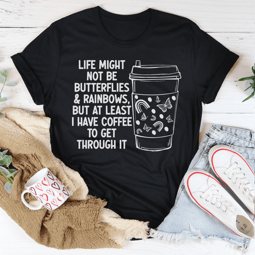 Butterflies And Rainbows T-Shirt-1