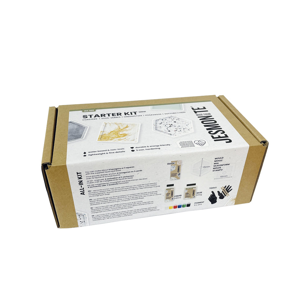 Jesmonite AC100 mini kit – coasters classic