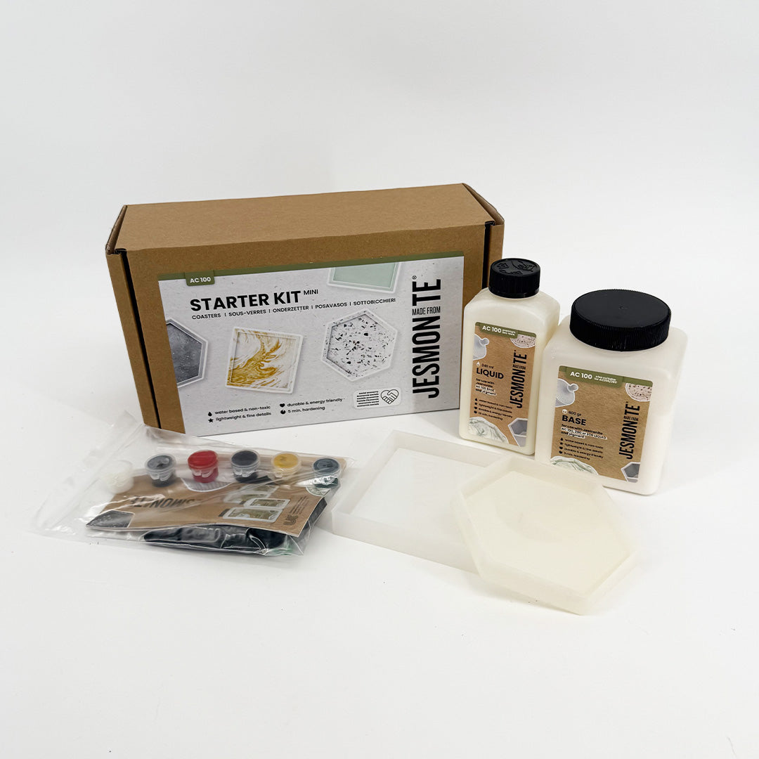 Jesmonite AC100 mini kit – coasters classic-8